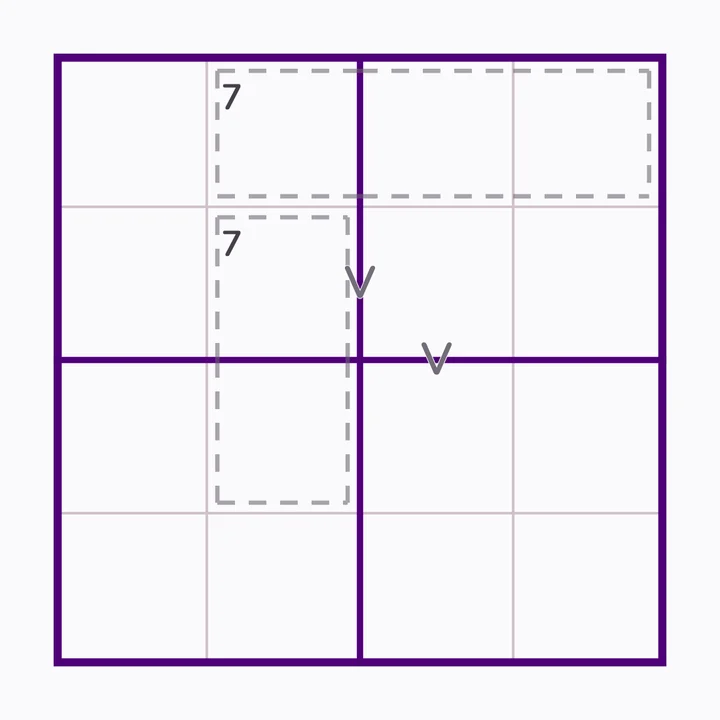 Horizontal Cage and Paired Sevens